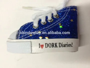 beautiful girls shoe keychain