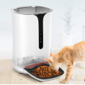 Automati Video Cat Feeder de mascotas 6L, Tiempo de comida, Control de tamaño de la porción de comida de comida seca, alimentador inteligente de mascotas con video