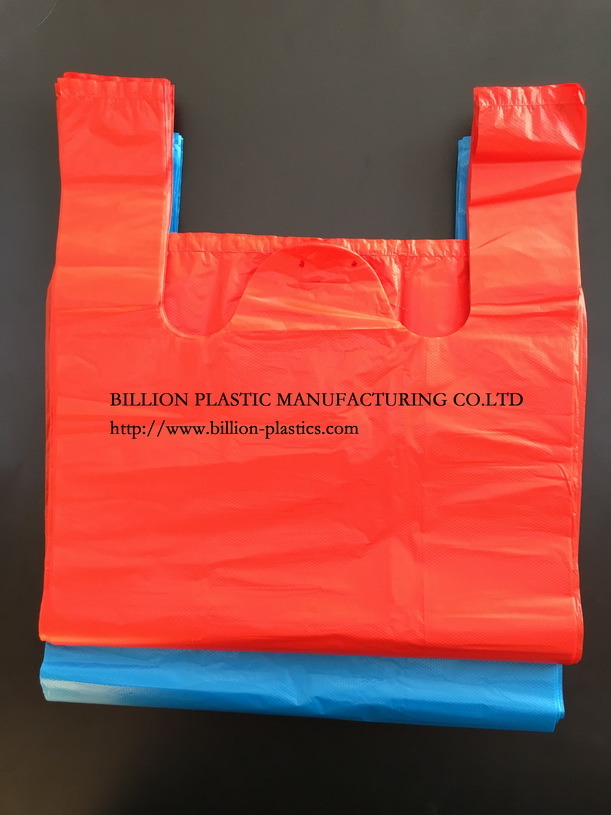 Custom Printing HDPE LDPE T-Shirt Shopping Bag Biodegradable Vest Bag