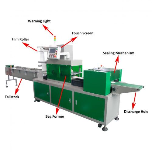 Hot sale cooling sticker 4-side seal packing machine