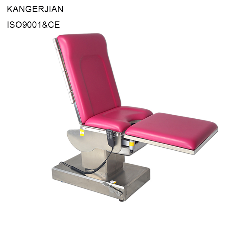 Hospital medical gynecologial examining operating table