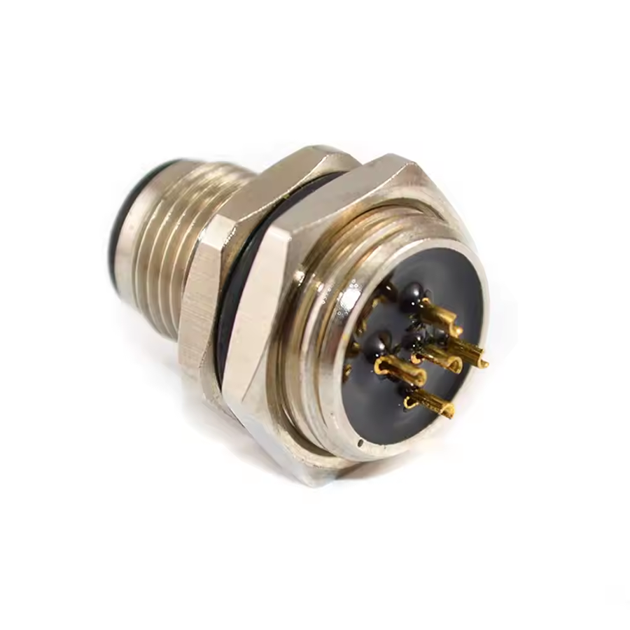 IP68 Waterproof M12 Circular Aviation Plug Connector