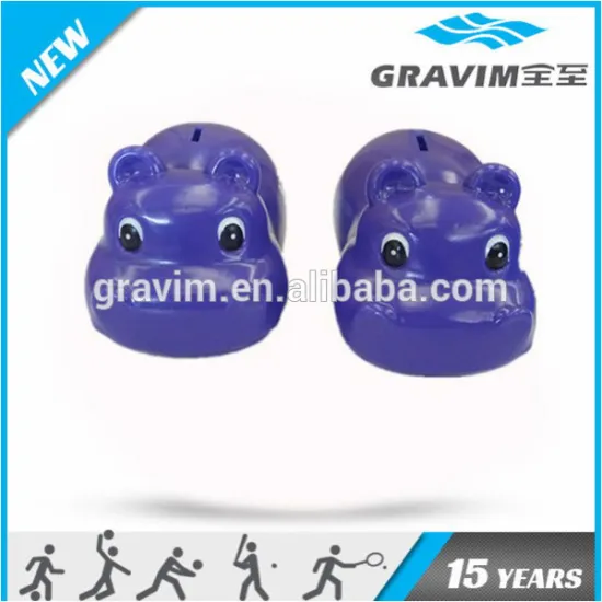 Wholesale PVC hippo shape piggy bank
