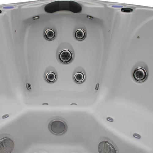 Hydrotherapy Hot Tub Freestanding Acrylic 5 Persons Outdoor Spa Hot Tub Factory