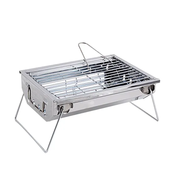 Portable Easy Carrying Barbeque Grill Stainless Steel Folding Charcoal Bbq Grills