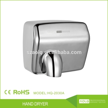 High speed hand dryer wall mount stainless steel hand dryer automatic