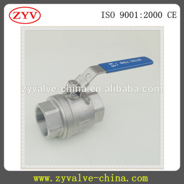 carbon steel BSPT threaded ball valve