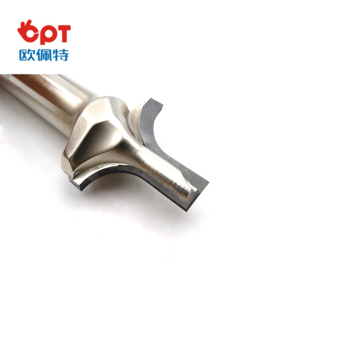 PCD wood groove flute router bits for aluminum