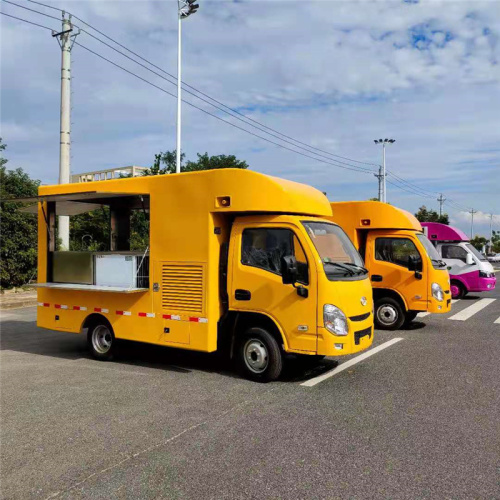 Popular unidade móvel de café projetada para empreendedores de rua