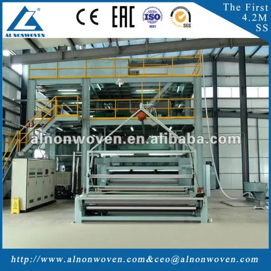 New Design 2.4m S PP Spun Bond Non Woven Fabric Making Machine Widh 2400mm