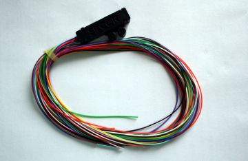 Indoor 6 Fiber Optic Fan Out Kit 25 Inch Buffer Tubing For Field-install Connectors