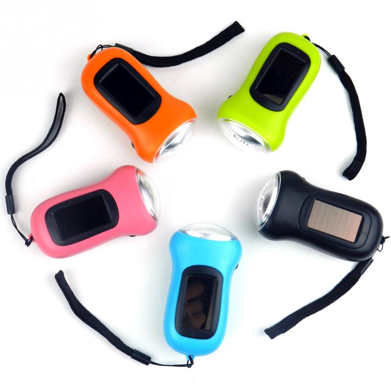 Portable LED Hand Crank Dynamo Flashlight Torch Outdoor Camping Mountaineering Night Linternas