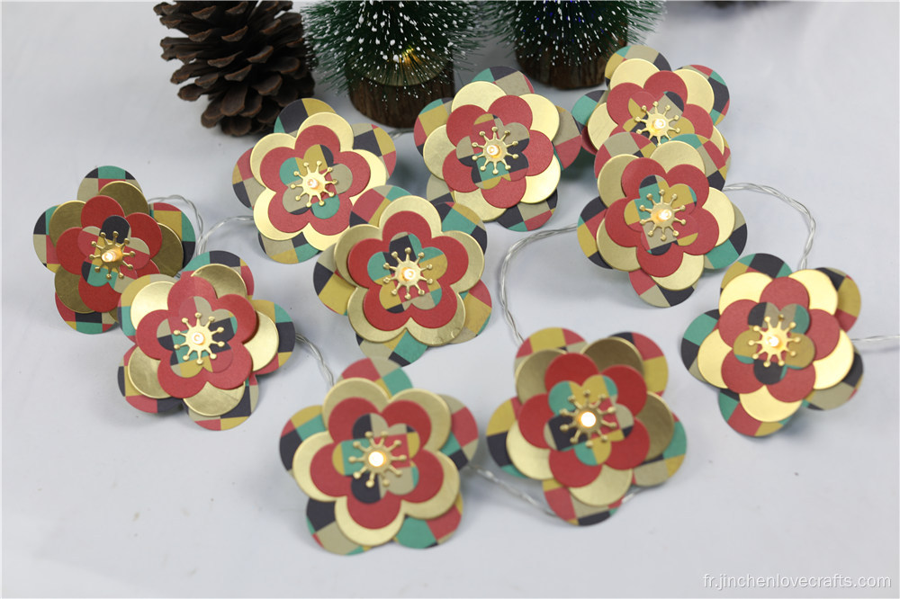 Vente chaude LED Flower Paper Lights