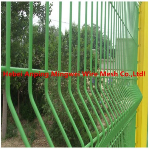 wire mesh fence/curvy welded mesh fence/mesh fence(ISO 9001)