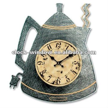 Kitchen Teapot Shaped Wall Clock