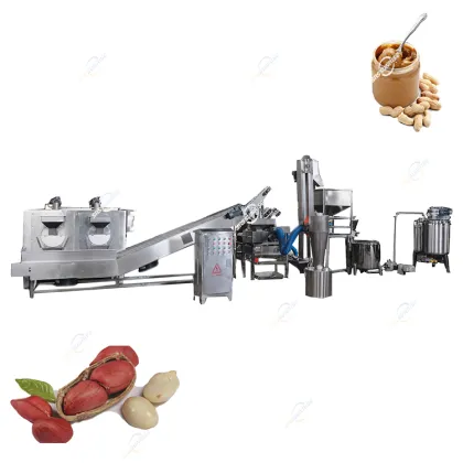 Stainless Steel Factory Manufacturer Line Equipment for Peanut Butter Making Processing Plant