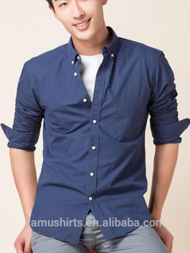 100 Cotton Mens Dress Casual Long Sleeve Shirts