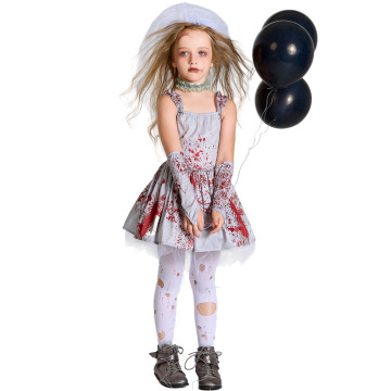 Zombie Bride Costume for Girls