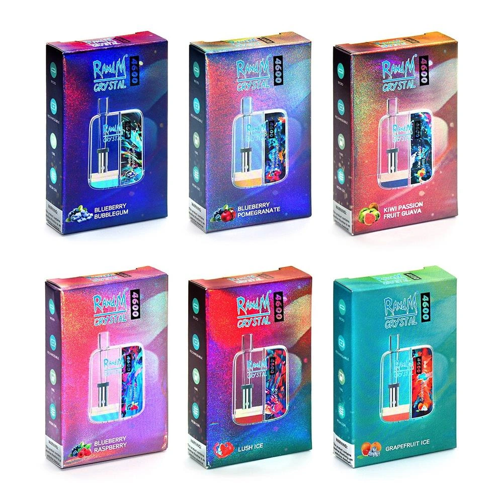 randm crystal vape RandM Crystal 4600 Disposable Vape Pod Device