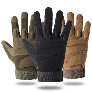 Quality Riding Full Finger Hard Knuckle Motorcycle Gloves
