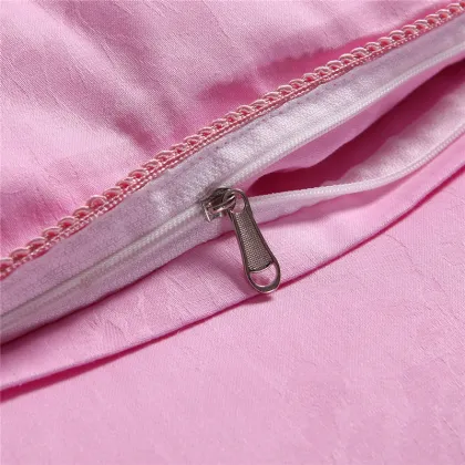 Satin Cotton Silk Quilt-Pink