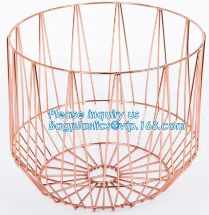 Wire Laundry Baskets For Babies, Handled metal wire baskets iron laundry storage baskets with fabric lining