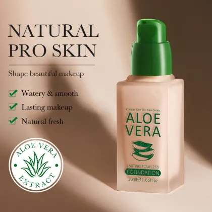 Aloe Liquid Foundation with Immaculate Lasting Finish and Easy Removal