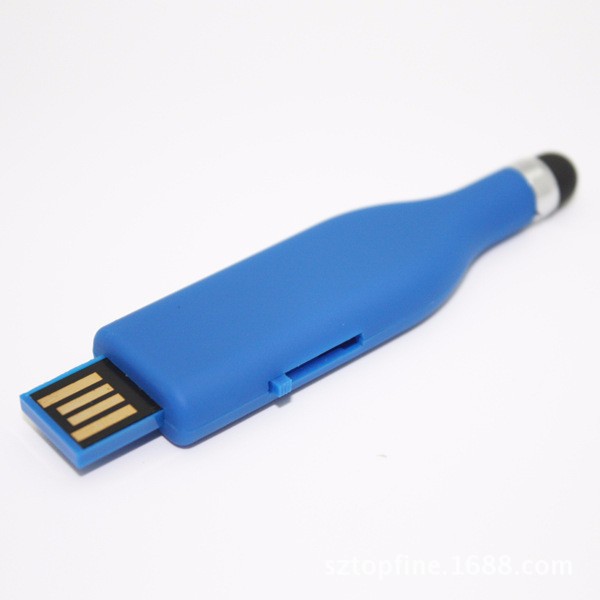 شاشة تعمل باللمس زجاجة ستايلس محرك فلاش USB