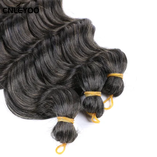 customizable various specifications long sizes deep wave braided lace wig