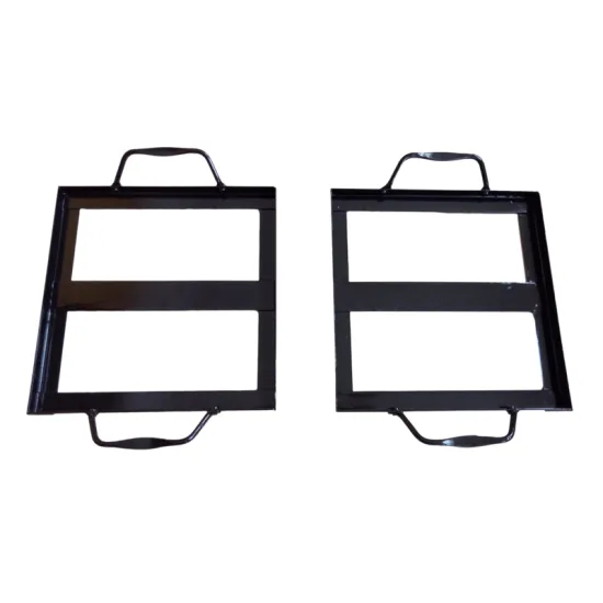 Square Porcelain Coated Salt Block Holder