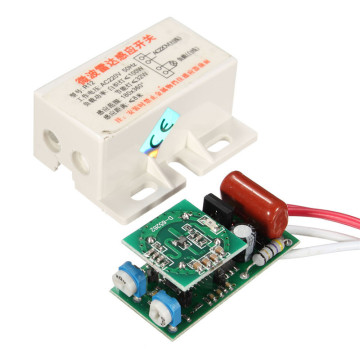 220V IR Infrared Module Motion Sensor Switch with Adjustable Delay and Distance