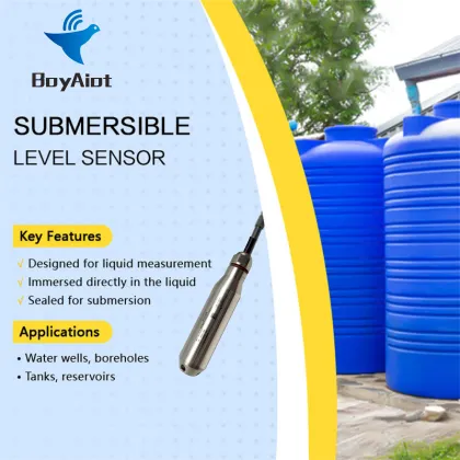 BOY-WR04-S Throw-in Water Level Sensor for Tanks