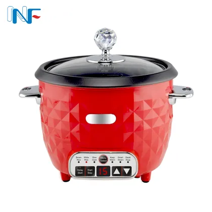 Bangladesh One Person Sharp Red Rice Cooker 110-220V