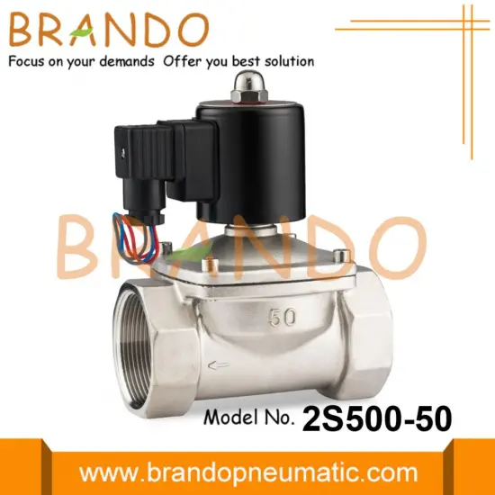 2S500-50 2 Inch Stainless Steel Solenoid Water Valve