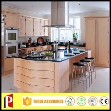 Italian kitchen furniture design with solid wooden doors