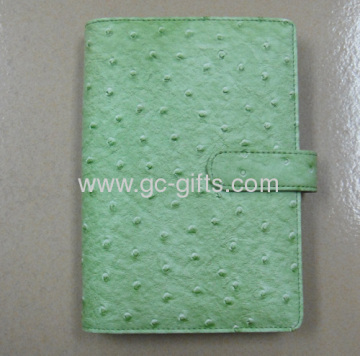 Ostrich Leather A5 Organizer 