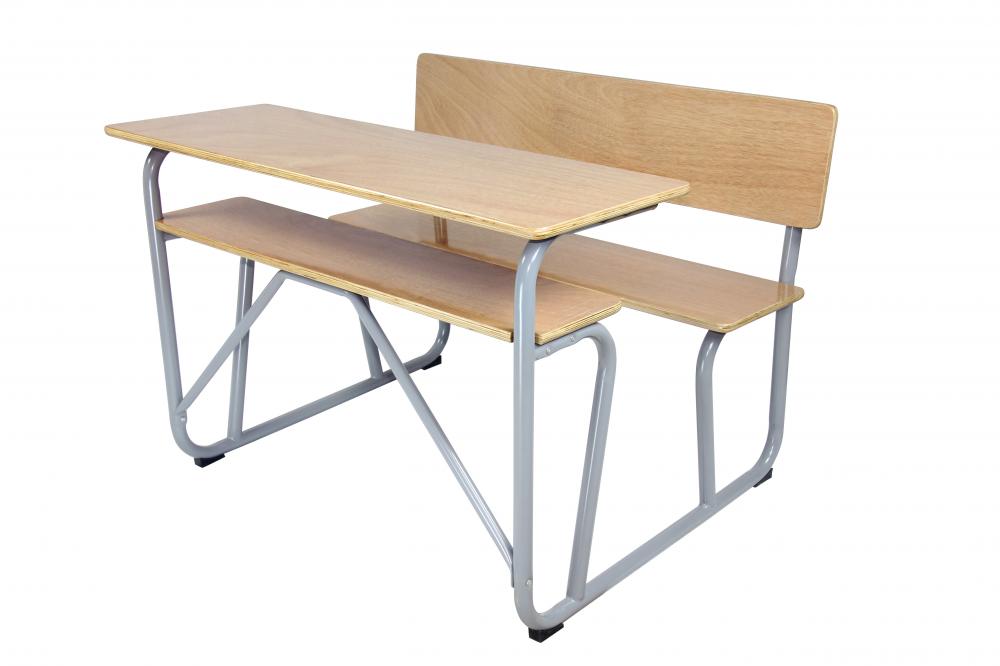 School detachable students double desks and chairs