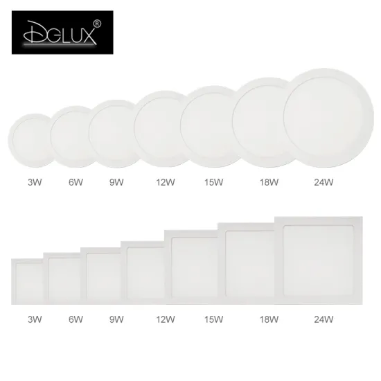 Hot Sales Three Color Home Office Recessed Ultra-thin LED Panel Light