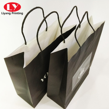 Custom Jewelry Packaging Kraft Shopping Paper Bag