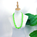 Shiny Solid Color Kukui Graduation Lei