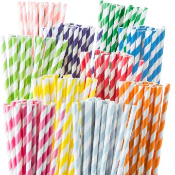 25pcs 3-ply High quality Paper Straws