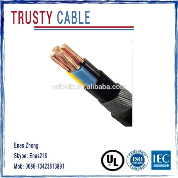 Cu Conductor XLPE Insulated SWA Armoured Cable 3x16mm2 3x120mm2 3x150mm2 SWA Cable