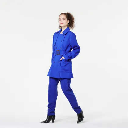 Casual women pants blue