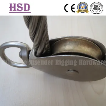 Swivel Single Pulley, Zinc Alloy, Riggng Hardware, Marine Hardware
