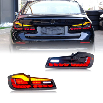 Smoke Red LED Tail Light for BMW 5 Series G30 G38 2010-2019