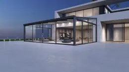 Customized Garden Free Standing Aluminum Outdoor Glass House