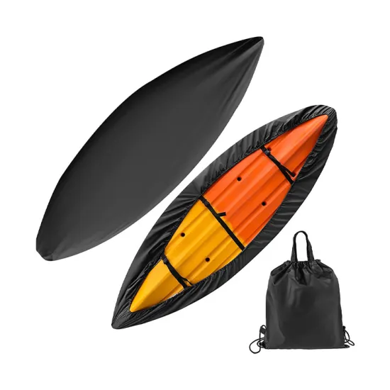 Custom Size High Quality Anti-UV Dustproof 600D Boat Kayak Cover for Dust, Rain, and Fishing