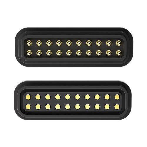 플라스틱 베이스가 있는 멀티핀 스프링 이젝터 커넥터