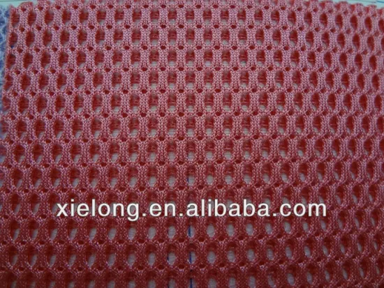 Breathable red fabric meterial for footwear