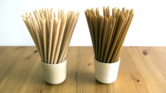 Biodegradable plant fibers straws products